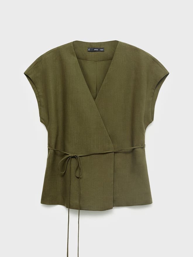Lyocell Wrap Top