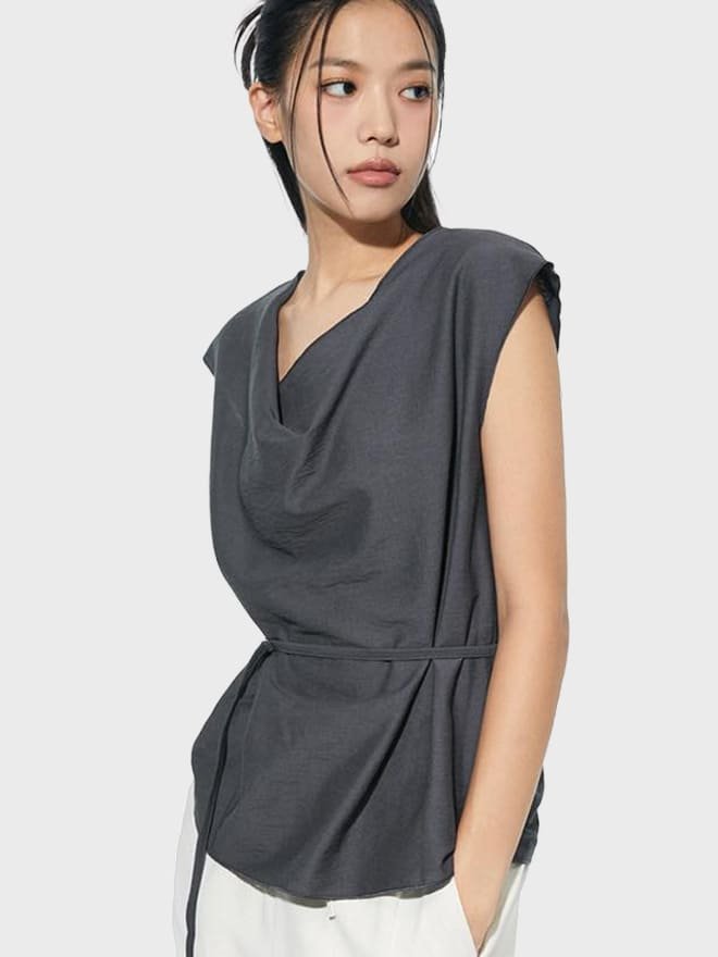 Lyocell Wrap Top