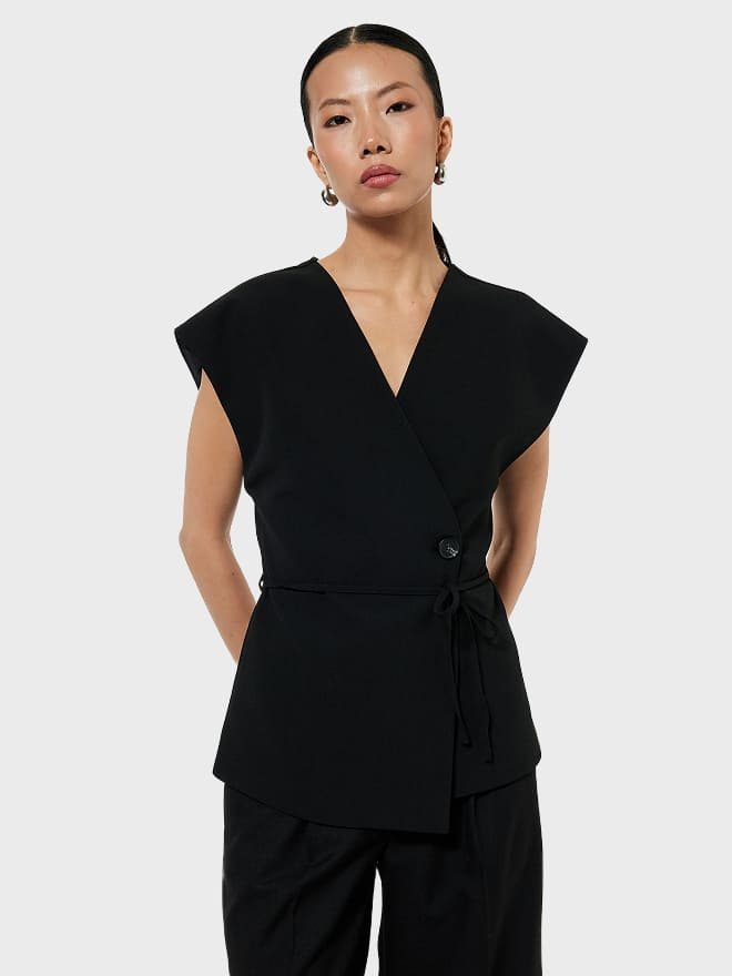 Lyocell Wrap Top
